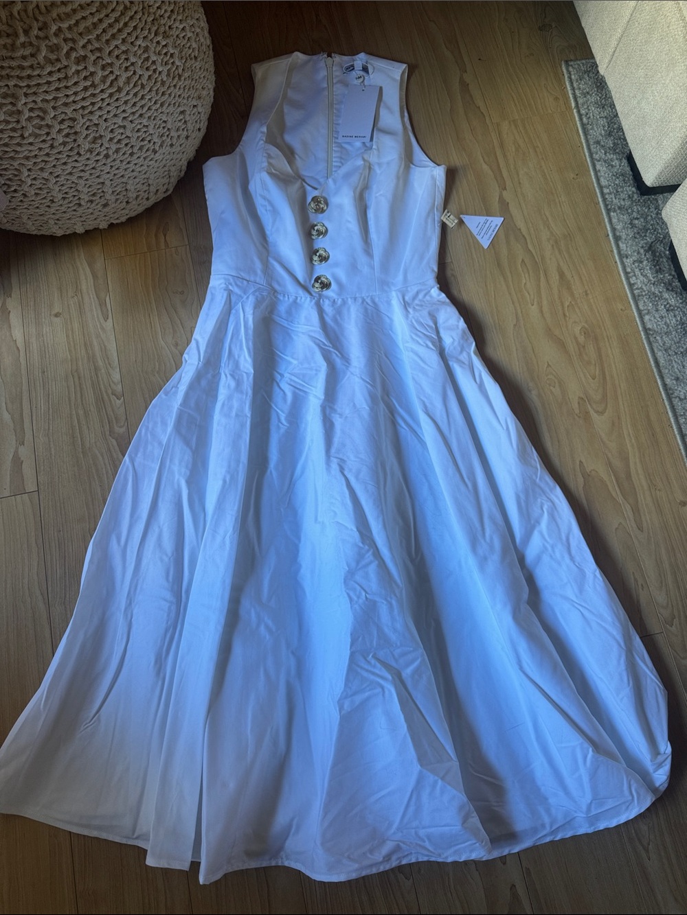 NADINE MERABI Annabelle white Dress